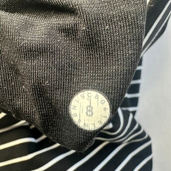 Lululemon Wunder Under High-Rise Tight 28" Size 8 Stripe Black White RARE - Picture 7 of 7